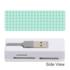 Mint Color Triangle Pattern Memory Card Reader (stick) 