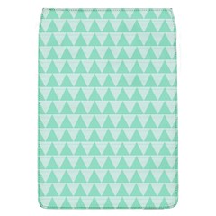 Mint Color Triangle Pattern Flap Covers (l) 