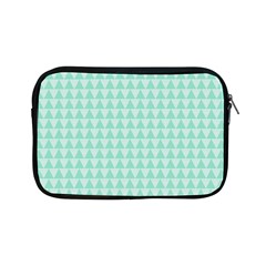 Mint Color Triangle Pattern Apple Ipad Mini Zipper Cases