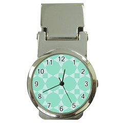 Mint Color Star - Triangle Pattern Money Clip Watches