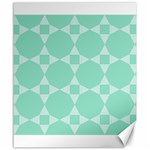 Mint color star - triangle pattern Canvas 20  x 24   19.57 x23.15  Canvas - 1