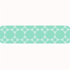 Mint Color Star - Triangle Pattern Large Bar Mats by picsaspassion