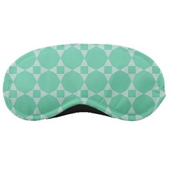 Mint Color Star - Triangle Pattern Sleeping Masks