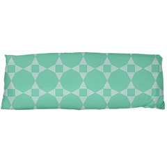 Mint Color Star - Triangle Pattern Body Pillow Case (dakimakura)