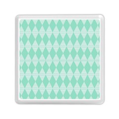 Mint Color Diamond Shape Pattern Memory Card Reader (square)  by picsaspassion