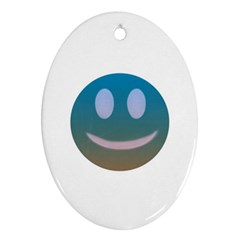 Smiley Ornament (oval) 