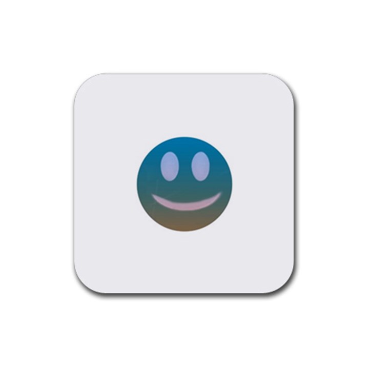 Smiley Rubber Coaster (Square) 