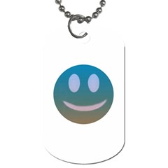 Smiley Dog Tag (one Side)