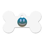 Smiley Dog Tag Bone (Two Sides) Front