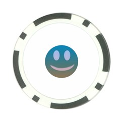 Smiley Poker Chip Card Guards