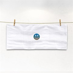 Smiley Hand Towel by picsaspassion