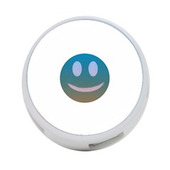 Smiley 4-port Usb Hub (one Side)