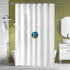 Smiley Shower Curtain 48  X 72  (small) 