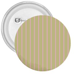 Summer Sand Color Pink Stripes 3  Buttons