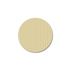 Summer Sand Color Pink Stripes Golf Ball Marker