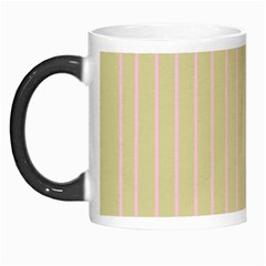 Summer Sand Color Pink Stripes Morph Mugs by picsaspassion