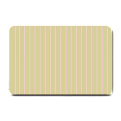 Summer Sand Color Pink Stripes Small Doormat 