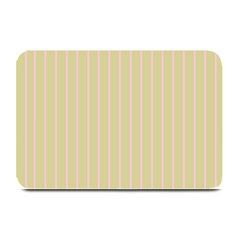 Summer Sand Color Pink Stripes Plate Mats