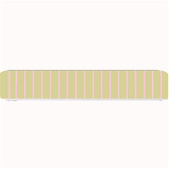 Summer Sand Color Pink Stripes Small Bar Mats by picsaspassion