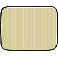 Summer Sand Color Pink Stripes Fleece Blanket (mini)