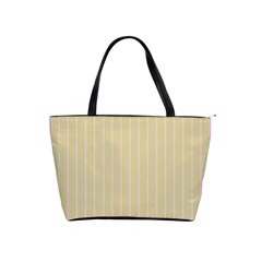 Summer Sand Color Pink Stripes Shoulder Handbags by picsaspassion