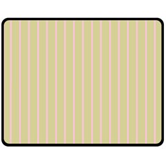 Summer Sand Color Pink Stripes Fleece Blanket (medium) 