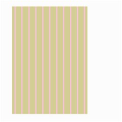 Summer Sand Color Pink Stripes Large Garden Flag (two Sides) by picsaspassion