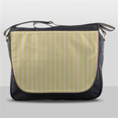 Summer Sand Color Pink Stripes Messenger Bags