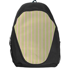 Summer Sand Color Pink Stripes Backpack Bag