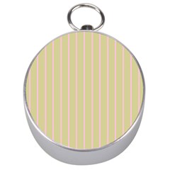 Summer Sand Color Pink Stripes Silver Compasses by picsaspassion