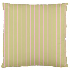 Summer Sand Color Pink Stripes Standard Flano Cushion Case (one Side) by picsaspassion