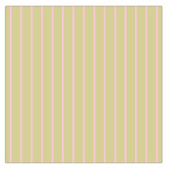 Summer Sand Color Pink Stripes Large Satin Scarf (square)