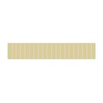 Summer sand color pink stripes Flano Scarf (Mini) Front