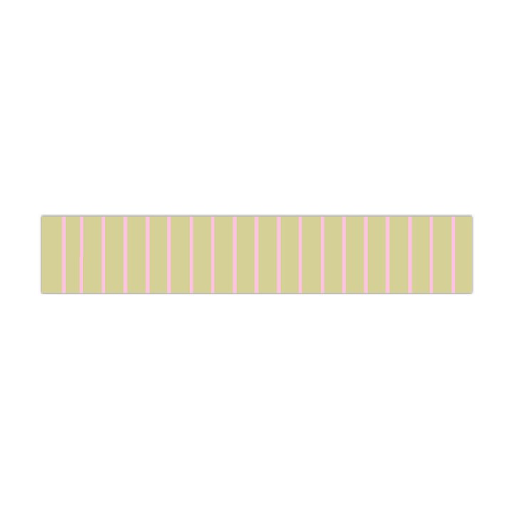 Summer sand color pink stripes Flano Scarf (Mini)