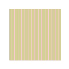 Summer Sand Color Pink Stripes Small Satin Scarf (square) by picsaspassion