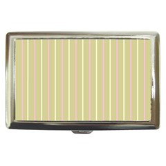 Summer Sand Color Pink And Yellow Stripes Cigarette Money Case by picsaspassion