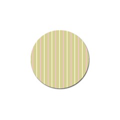 Summer Sand Color Pink And Yellow Stripes Golf Ball Marker by picsaspassion