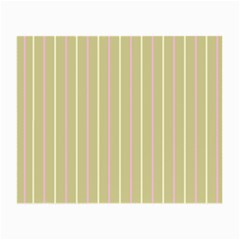 Summer Sand Color Pink And Yellow Stripes Small Glasses Cloth