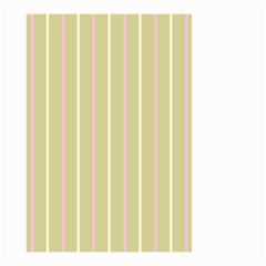 Summer Sand Color Pink And Yellow Stripes Small Garden Flag (two Sides) by picsaspassion