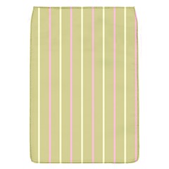 Summer Sand Color Pink And Yellow Stripes Removable Flap Cover (s)