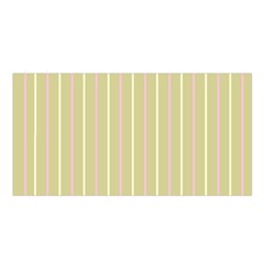 Summer Sand Color Pink And Yellow Stripes Satin Shawl by picsaspassion