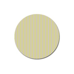 Summer Sand Color Lilac Stripes Magnet 3  (round)