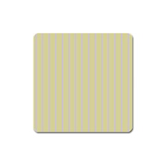 Summer Sand Color Lilac Stripes Square Magnet