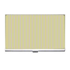 Summer Sand Color Lilac Stripes Business Card Holders