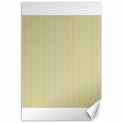 Summer Sand Color Lilac Stripes Canvas 24  X 36  by picsaspassion