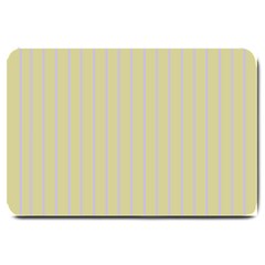 Summer Sand Color Lilac Stripes Large Doormat 