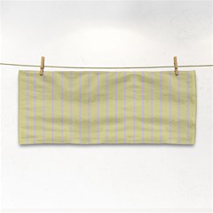 Summer Sand Color Lilac Stripes Hand Towel