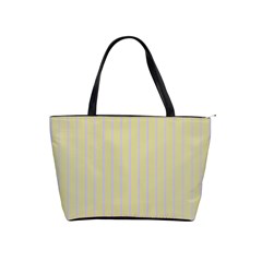 Summer Sand Color Lilac Stripes Shoulder Handbags by picsaspassion