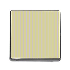 Summer Sand Color Lilac Stripes Memory Card Reader (square)