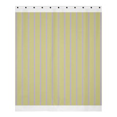 Summer Sand Color Lilac Stripes Shower Curtain 60  X 72  (medium)  by picsaspassion